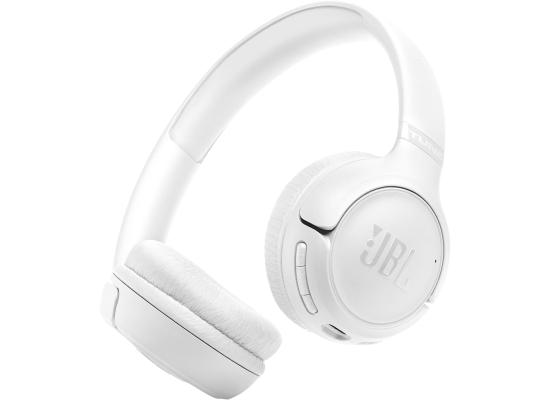 JBL Tune 530 BT Wireless On-Ear Headphones with JBL Pure Bass Sound, Bluetooth 6.0, Foldable Design and 76-Hour Battery Life, Google Fast Pair/Microsoft Swift Pair, White